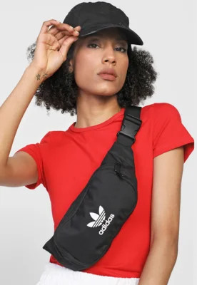 Pochete adidas Originals Essential Preta | Dafiti (BR)
