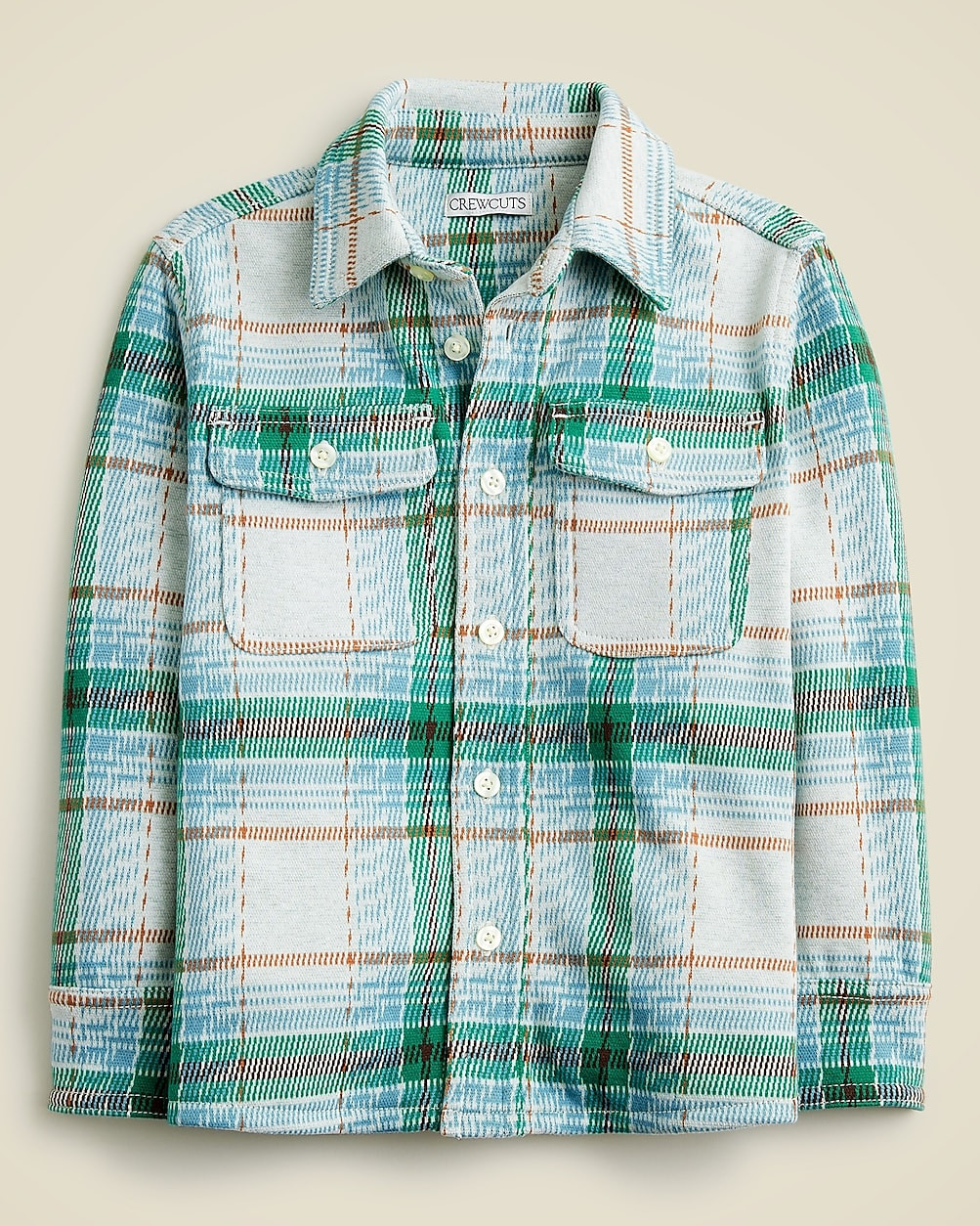 Kids' long-sleeve Seaboard soft-knit shirt in plaid | J. Crew US