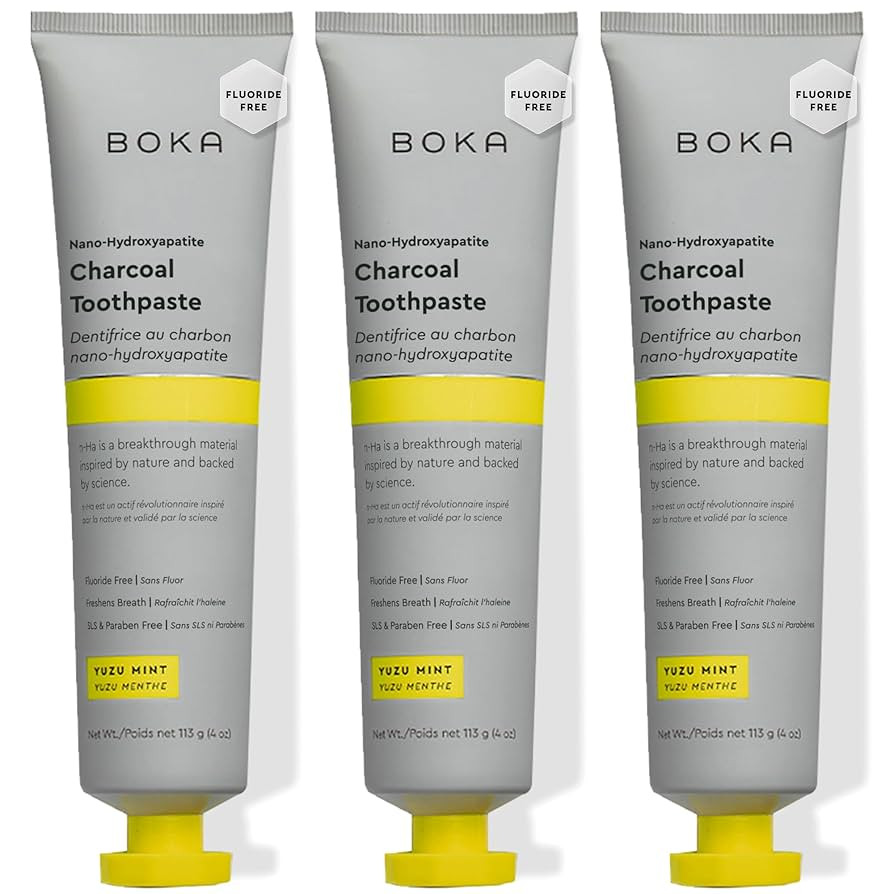 Boka Fluoride Free Toothpaste, Nano Hydroxyapatite Toothpaste, Appropriate for Sensitive Teeth - ... | Amazon (US)