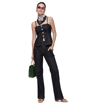 Women's Square Neck Peplum Top | Macy's