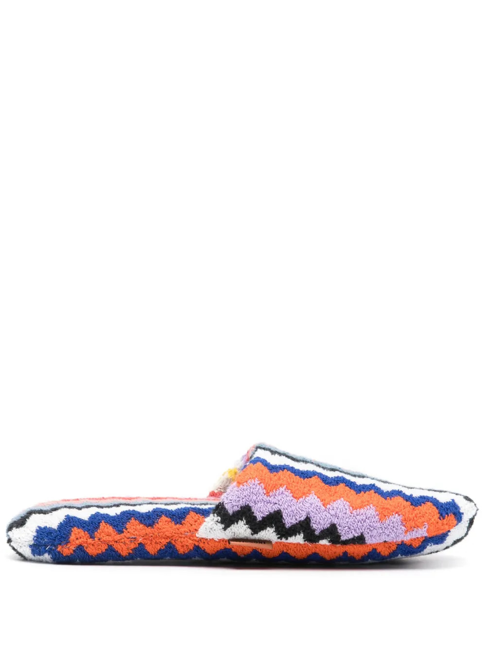 zigzag-motif slippers | Farfetch Global