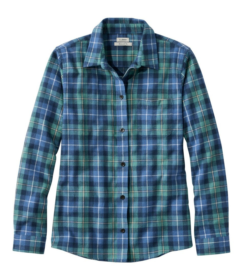 Women's Scotch Plaid Flannel Shirt, Relaxed | L.L. Bean