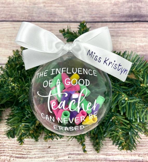 Teacher Christmas Gifts Teacher Ornament Personalized the | Etsy | Etsy (US)