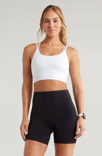 Seamless Strappy Sports Bra | Nordstrom