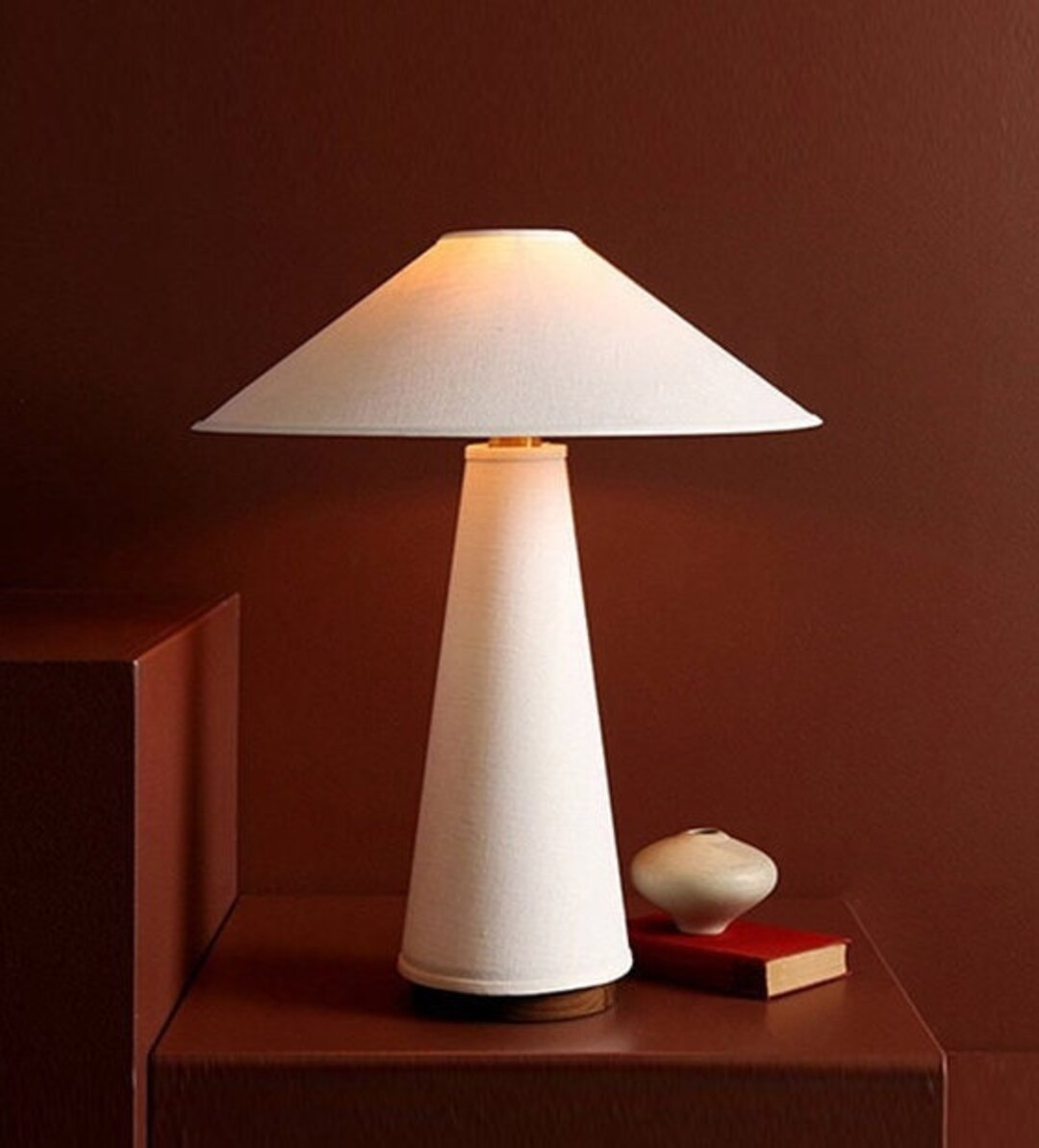 Linen Table Lamp - Etsy | Etsy (US)
