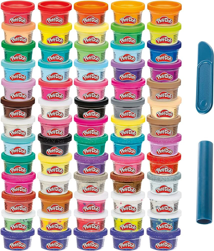 Play-Doh Ultimate Color Collection 65-Pack of Modeling Compound, Non-Toxic, 1-Ounce Fun Size Cans... | Amazon (US)