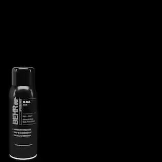 BEHR PREMIUM 12 oz. Black Satin Interior/Exterior Spray Paint and Primer Aerosol B006844 - The Ho... | The Home Depot