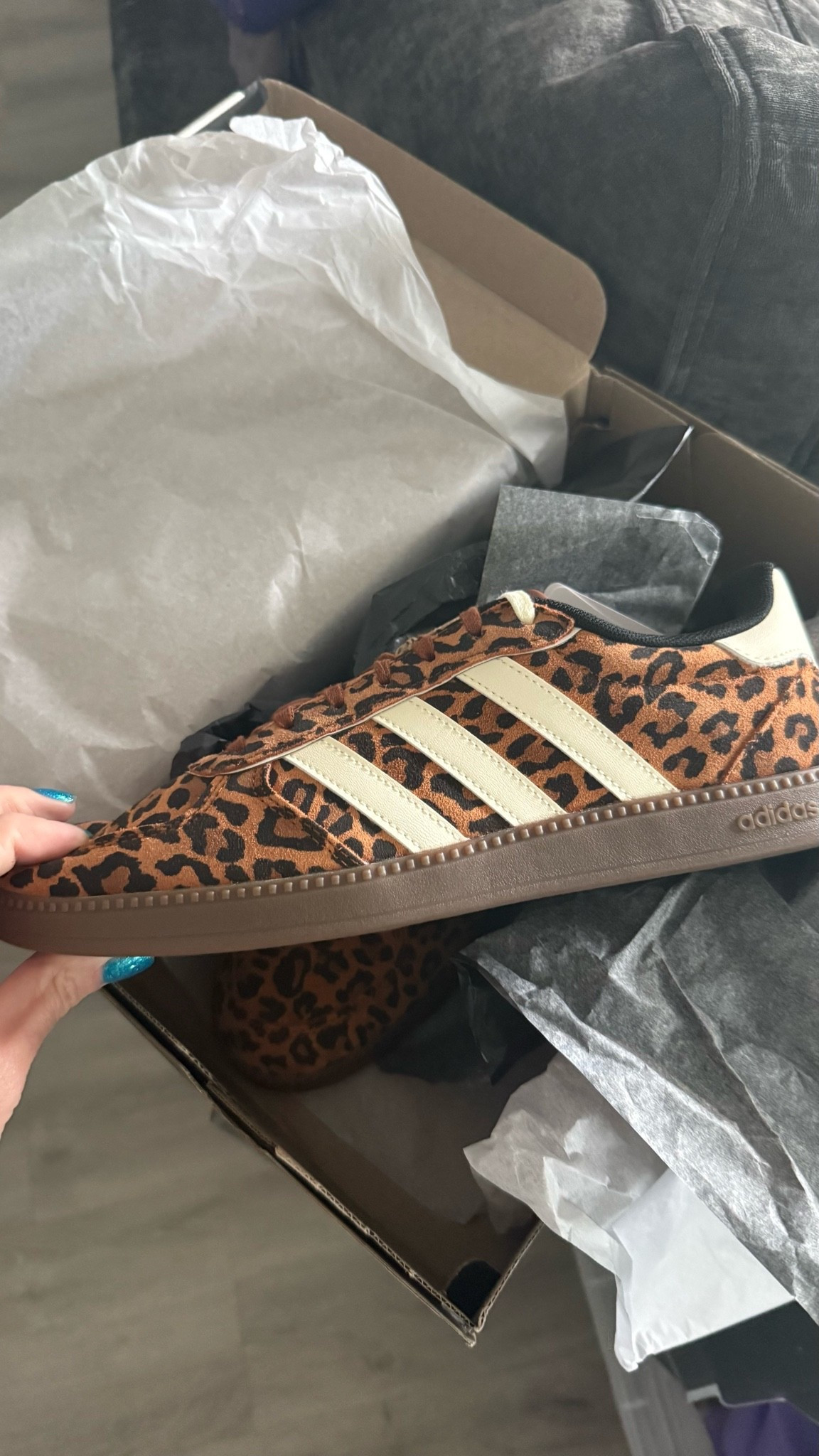 Jacksonville game day shoes for UNDER $46?! 🐆🏈💙 These Adidas Jags are on sale RIGHT NOW and could not be more perfect for Jaguars season. Run before they’re gone! 👟✨

#LTKFinds #LTKSaleAlert #Jaguars #JagsGameDay #JacksonvilleJaguars #GameDayStyle