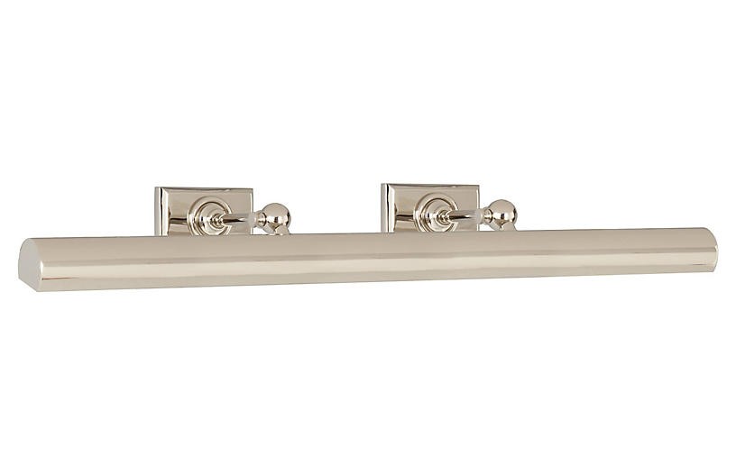 Cabinet Maker Picture Light - Nickel - Visual Comfort - 24 | One Kings Lane