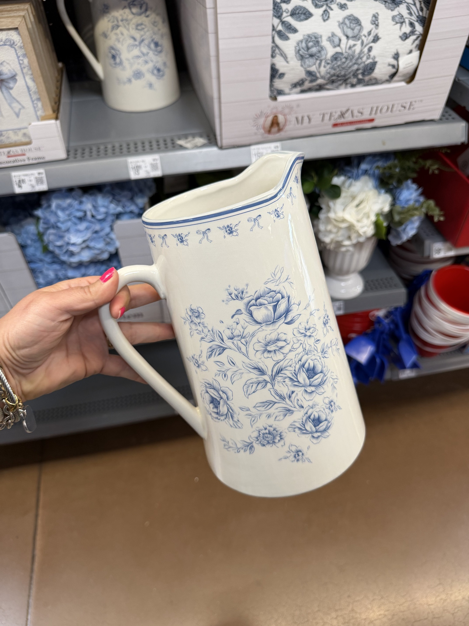 This floral pitcher from Walmart would also make such a cute vase!

#LTKHome
