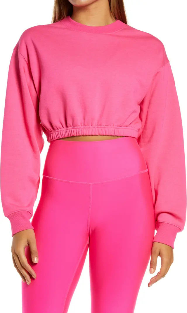 Alo Devotion Crop Sweatshirt | Nordstrom | Nordstrom