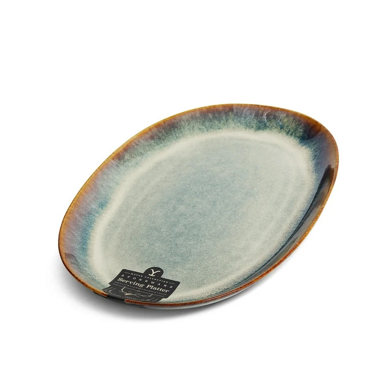Yellowstone Ceramic Oval Platter, Kayce Collection | Walmart (US)