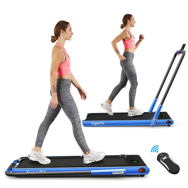 SuperFit 2.25HP 2 in 1 Foldable Under Desk Treadmill Remote Control | Target