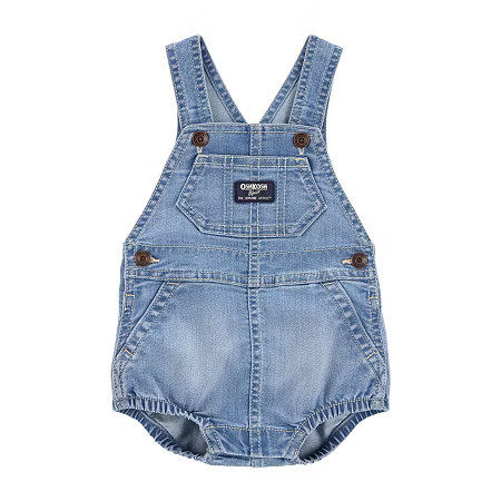 Oshkosh Baby Boys Shortalls, 24 Months, Blue | JCPenney