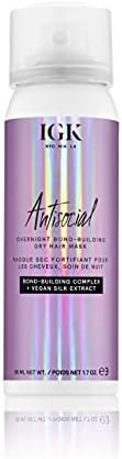 IGK ANTISOCIAL Overnight Bond-Building Dry Hair Mask | Amazon (US)