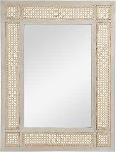 GDF Studio Hazel Boho Mirror with Wicker Caning, Natural | Amazon (US)