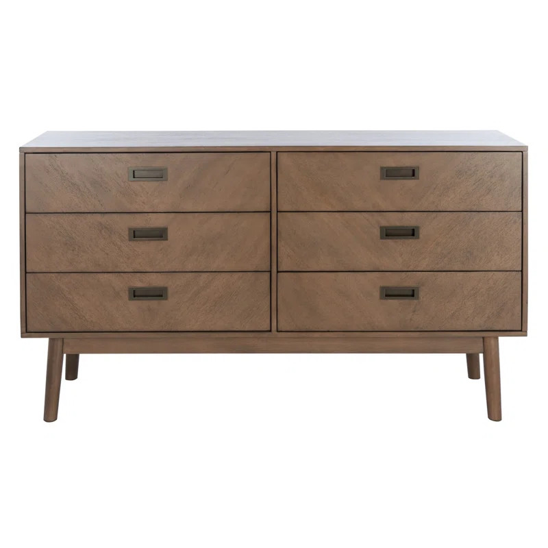 Karolina 6 Drawer 56'' W Double Dresser | Wayfair North America