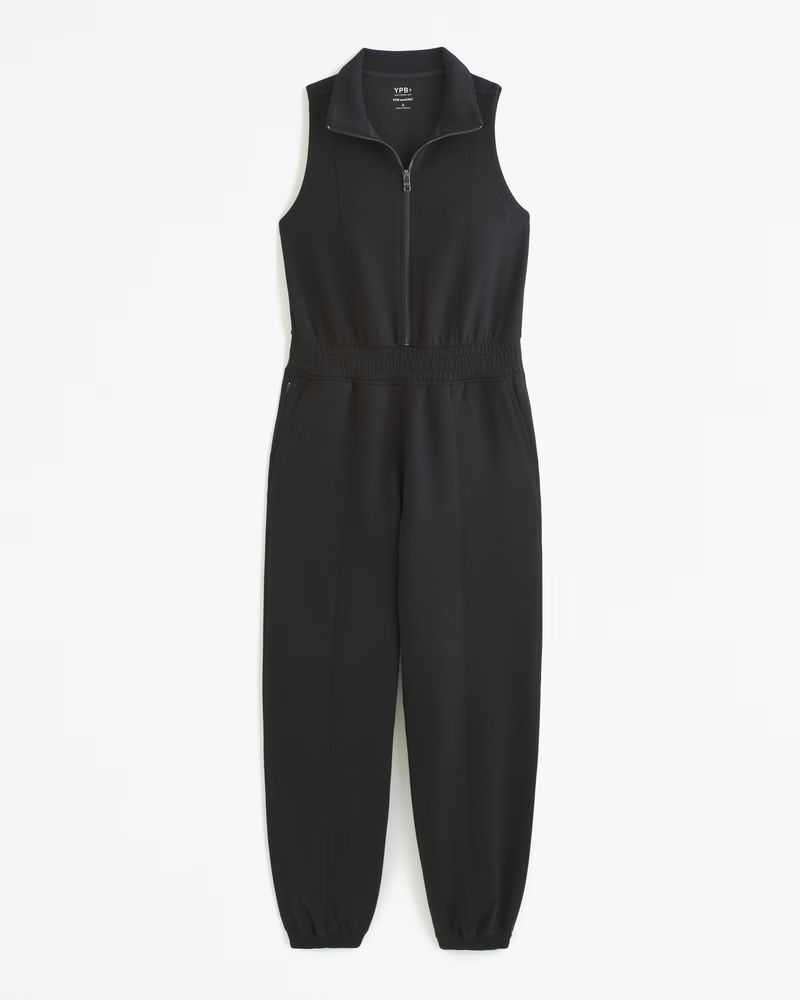 YPB neoKNIT Half-Zip Jumpsuit | Abercrombie & Fitch (US)