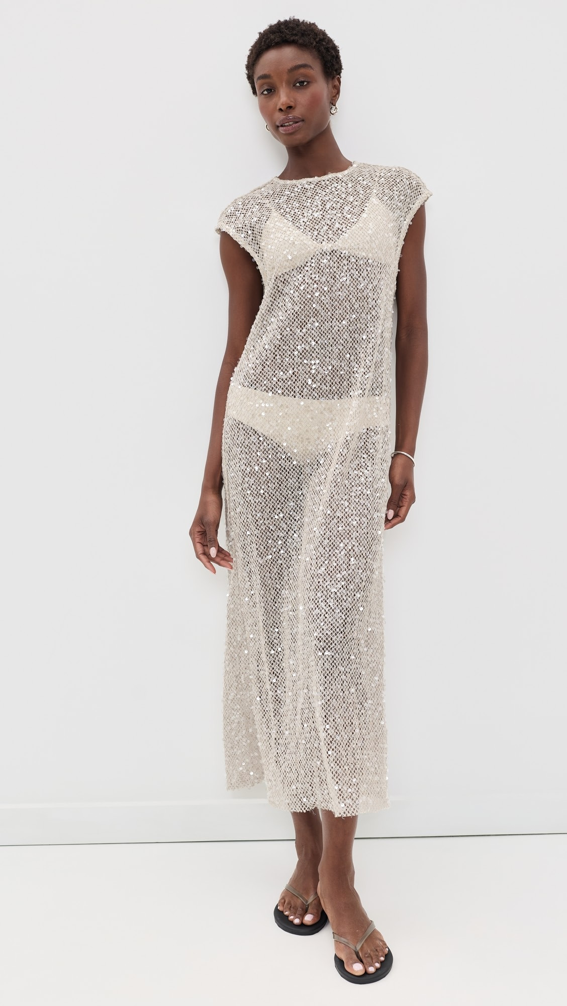 Sabre Sequin Midi Dress | Shopbop