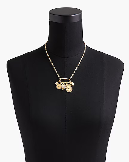 Carabiner charm necklace | J.Crew Factory
