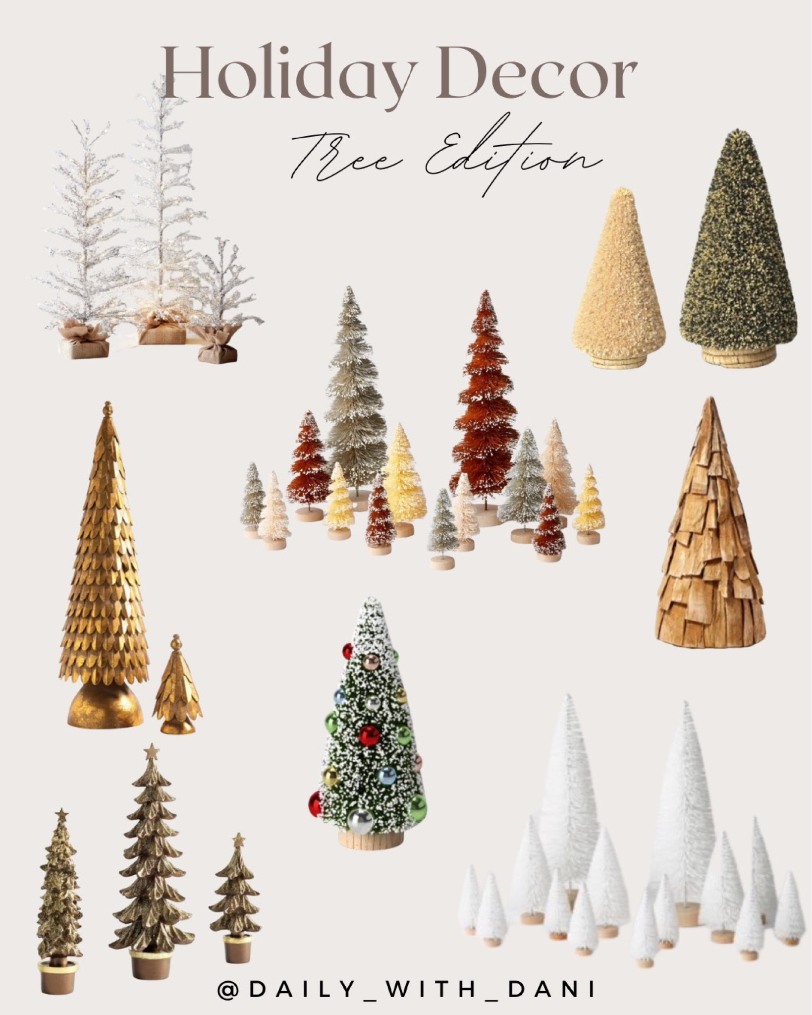 @amazon home. @target holiday. Threshold. Studio McGee. Bottle brush trees holiday decor. Litchi up trees gold tree. @potterybarn 

#LTKSeasonal #LTKHoliday #LTKhome