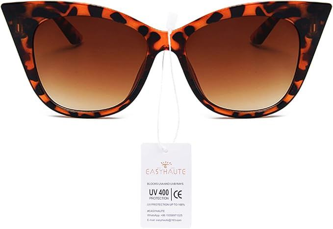 Charming Cat Eye Sunglasses for Women, Retro Sun Glasses with UV400 Protection | Amazon (CA)