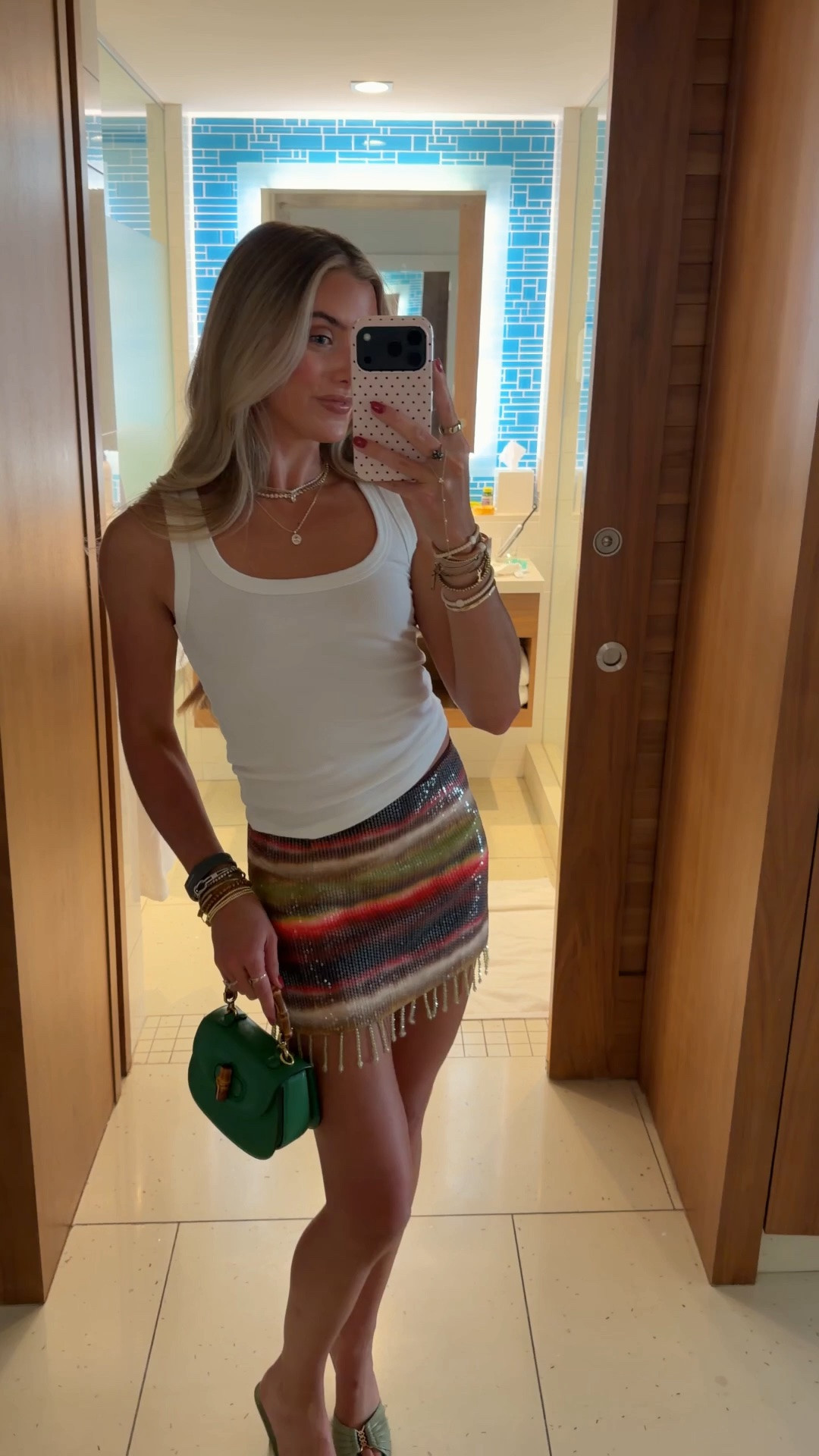 Bahamas night one! Joeys outfit is @rhone for the button down shirt slim fit but size up and the shorts are @tommybahama. First night in the Bahamas! Took a quick 15 to get ready and put this together my white ribbed tank top size XS from @zsupplyclothing   my skirt I actually got off amazon it’s a @Shopbop  my shoes are YSL look for less from amazon and my bag is @gucci my necklaces are all @electricpicks

#LTKootd #LTKMens #LTKTravel