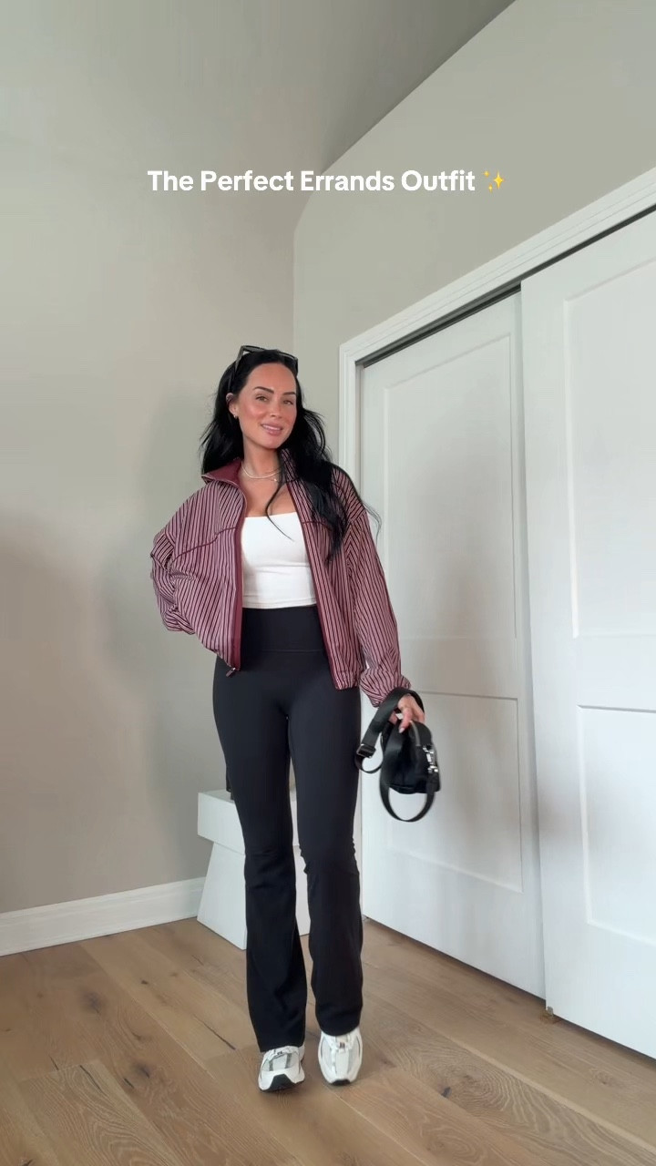 A good athleisure outfit is one of my favorite things to throw on when I want to be comfortable but still look put together. This one has been on repeat lately. The Amazon tank with the built-in bra is so easy to wear, layered with my Lululemon zip up, my favorite butter soft flare leggings, and comfy New Balance sneakers. It’s the perfect mix of sporty, cute, and effortless for running errands or a casual day out.

Everything is linked on my LTK if you want to recreate the look. 🤍

Sizing reference:
5’7 | 145 lbs | 32DD
Tank: Small
Jacket: Small
Leggings: 4  32”

