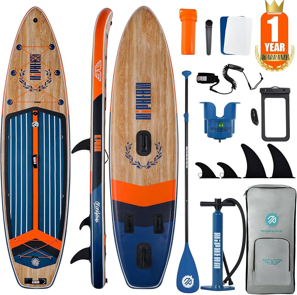 Niphean Inflatable Stand Up Paddle Board with Balanced Wing Design and Durable SUP Accessories, 1... | Amazon (US)