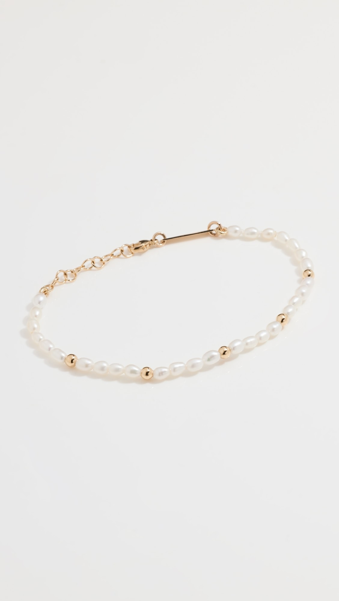 Zoe Chicco 14k Gold Pearl Bead Bracelet | Shopbop | Shopbop