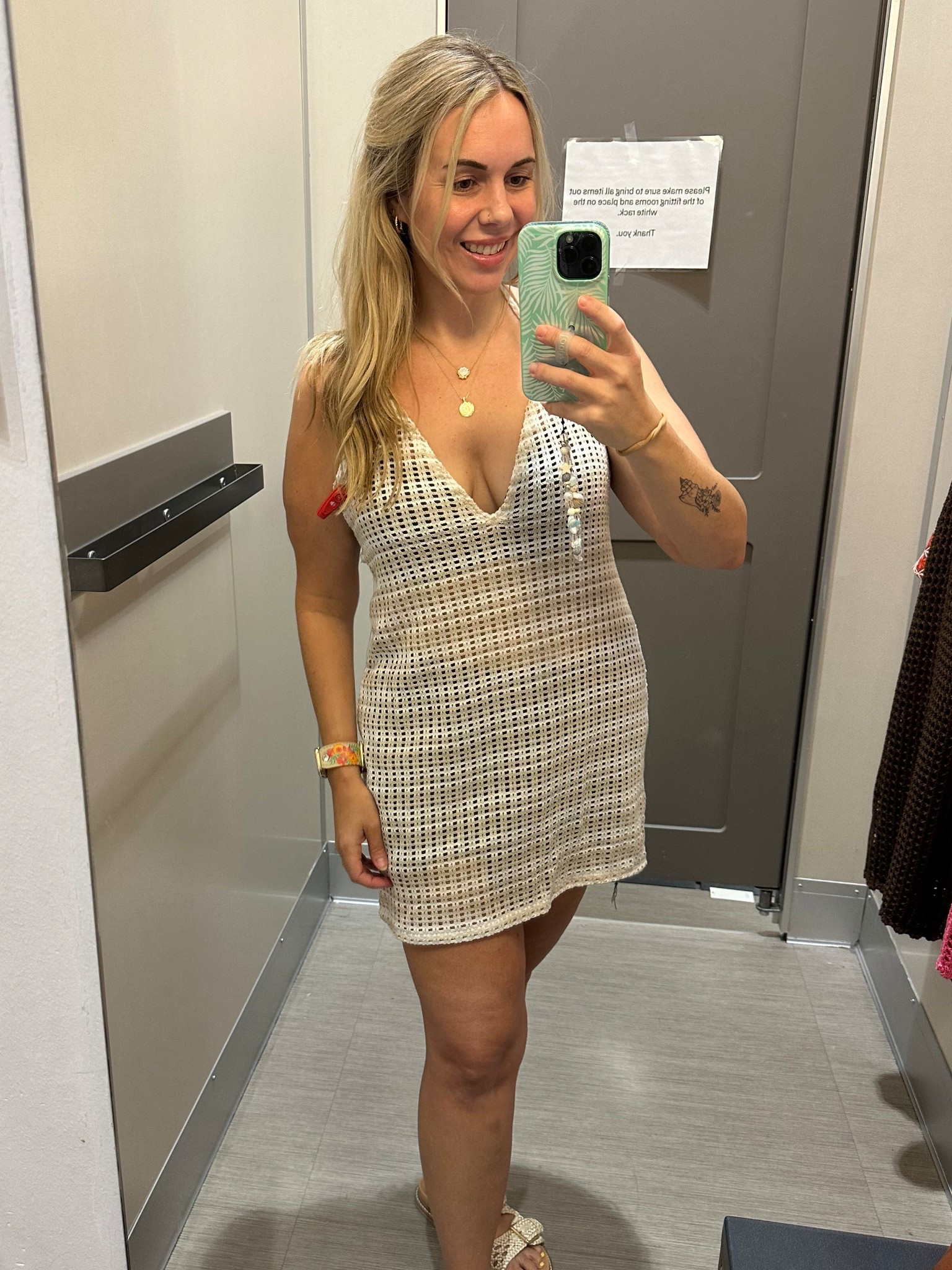 Cute crochet swimsuit cover up from Target! I sized up twice to an XL because it runs tiny!! 

#LTKSummerEdit #LTKSwim