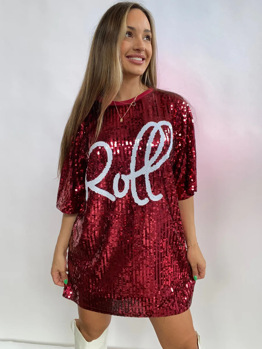 Roll Tide Sequin Dress | Willow Boutique