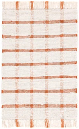 Ebern Designs Montauk 322 Area Rug In Ivory / Rust | Wayfair | Wayfair North America