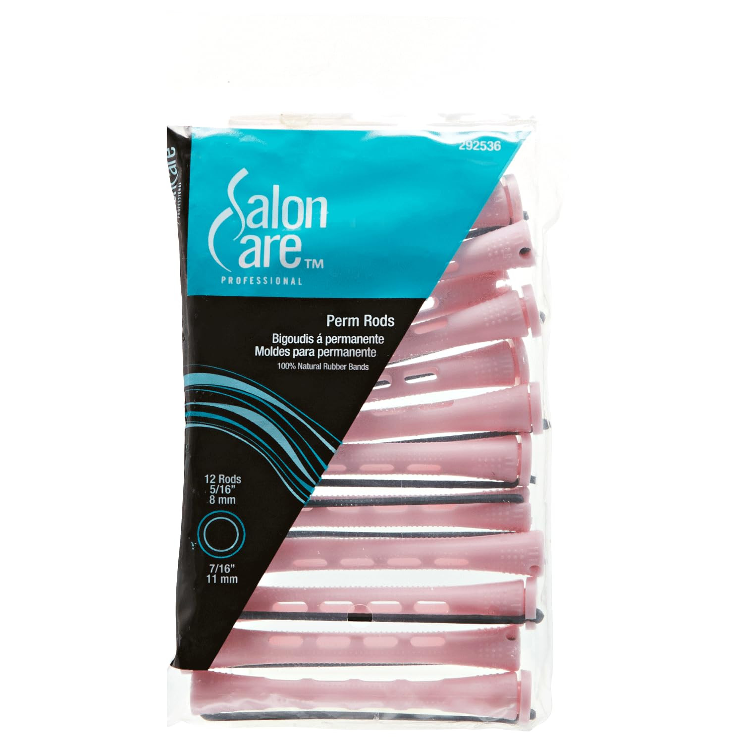 Salon Care Pink Long Curved Perm Rods Pink | Amazon (US)