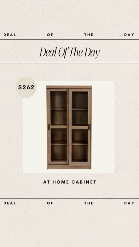 Deal of the Day - At Home cabinet!

affordable furniture, affordable finds, wood furniture, wood cabinet, armoire, shelf, bookcase, dining room furniture, at home finds, trending, trending home finds, home finds for less 

#LTKhome