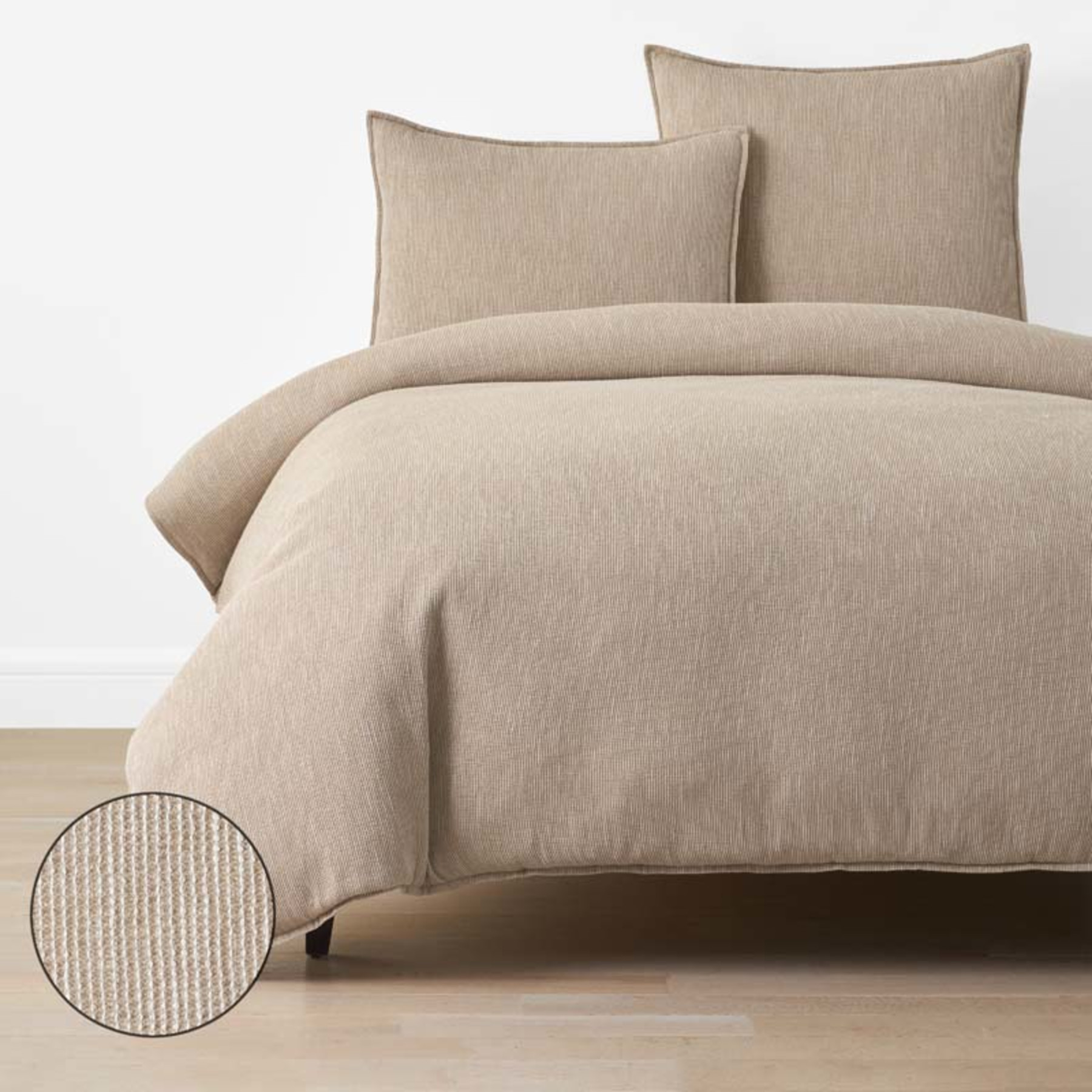 Mini Waffle Duvet Cover - Wheat, Twin/Twin XL | The Company Store