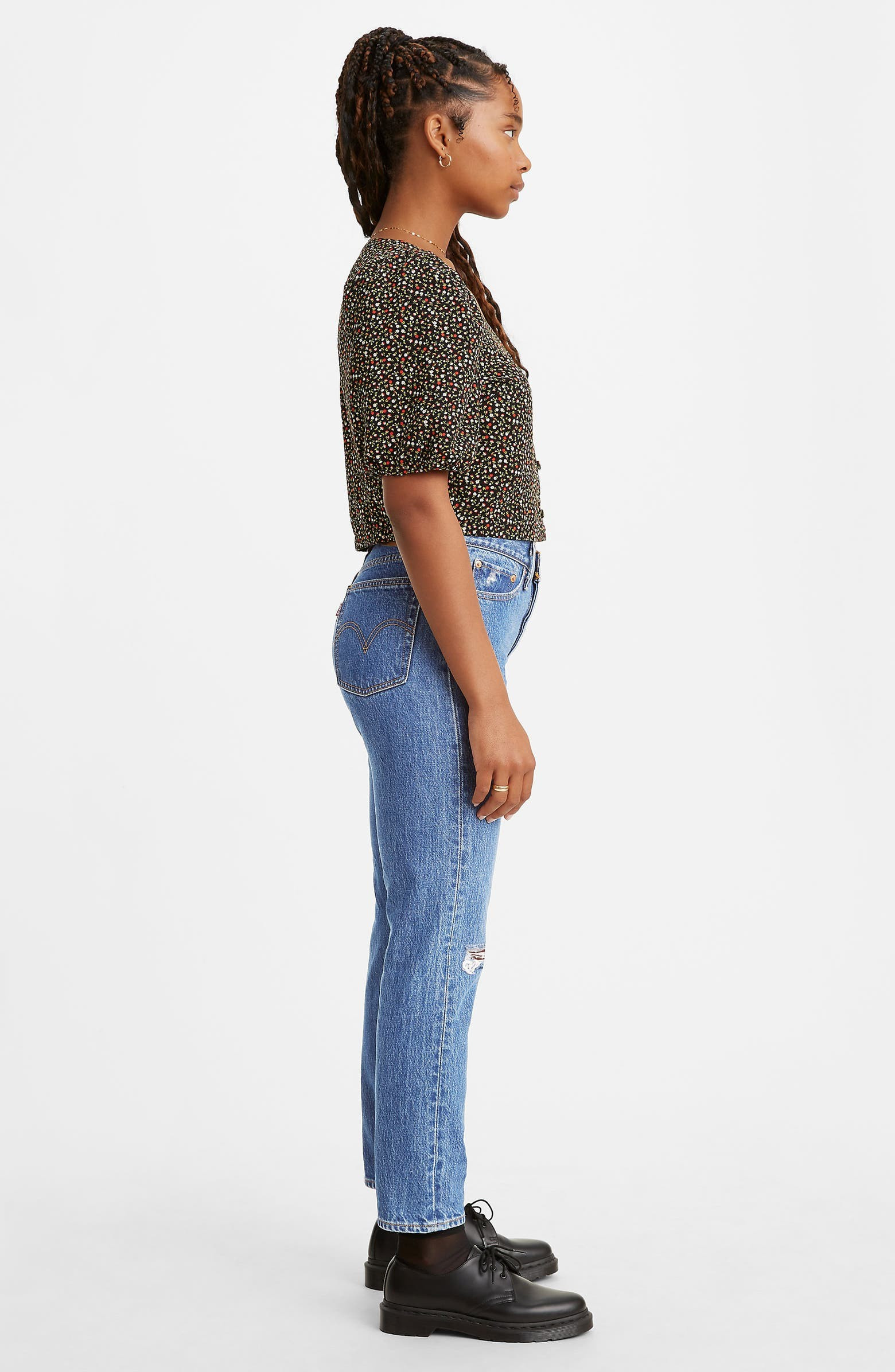 Wedgie Icon Fit High Waist Nonstretch Straight Leg Jeans | Nordstrom