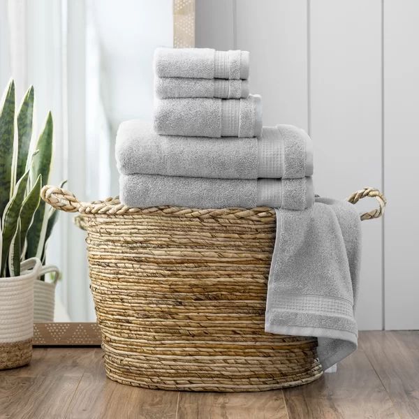 Noah 6 Piece Turkish Cotton Towel Set | Wayfair North America