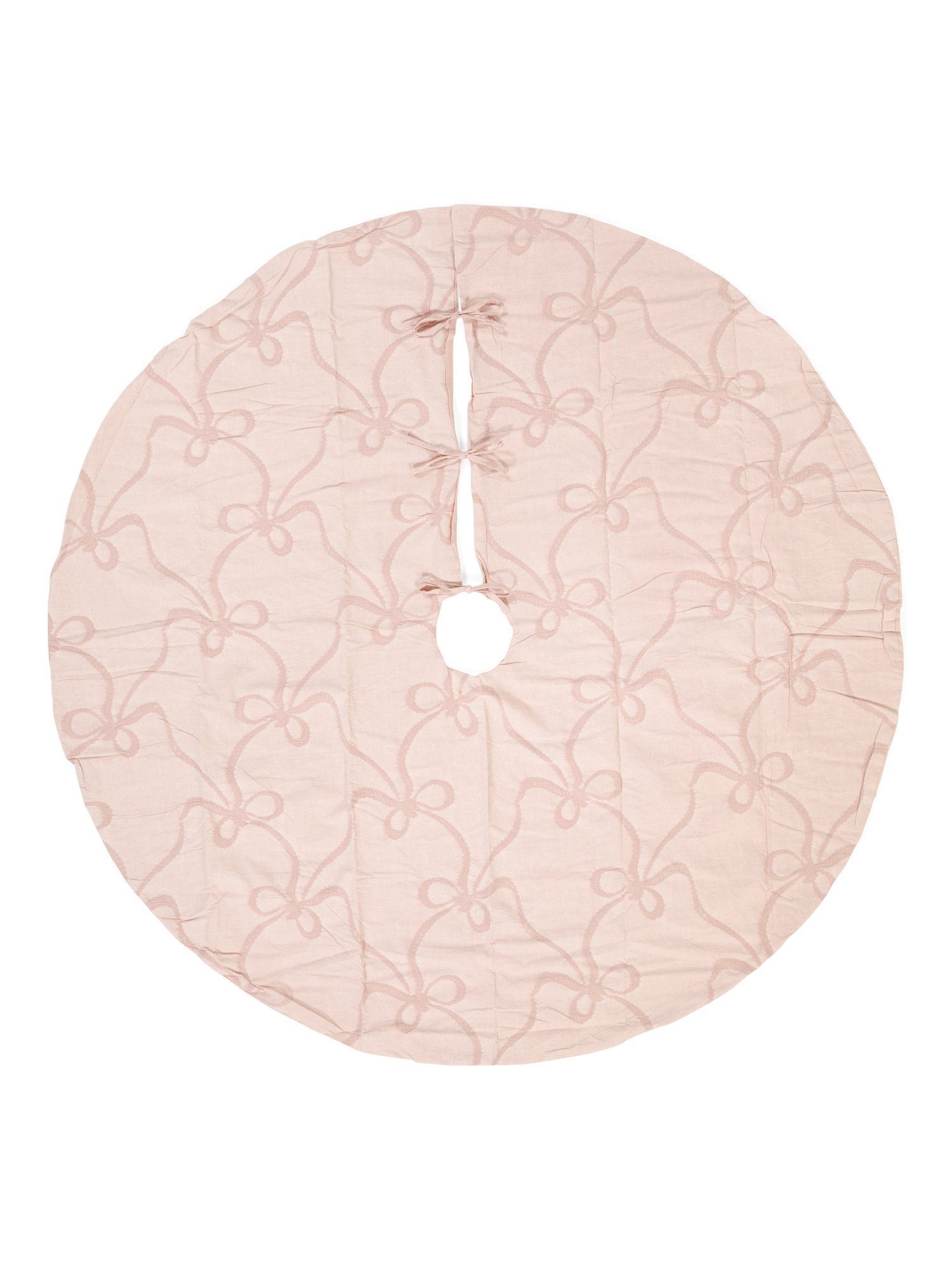 Bow Swirl Matelasse Tree Skirt | TJ Maxx