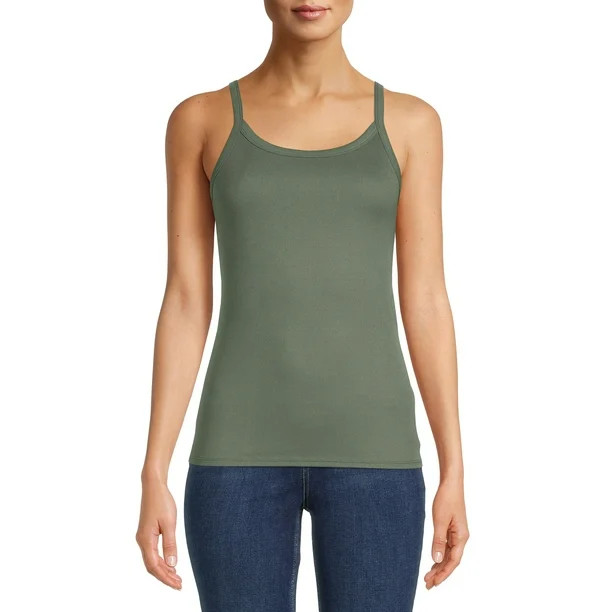 No Boundaries Juniors Ribbed Cami | Walmart (US)