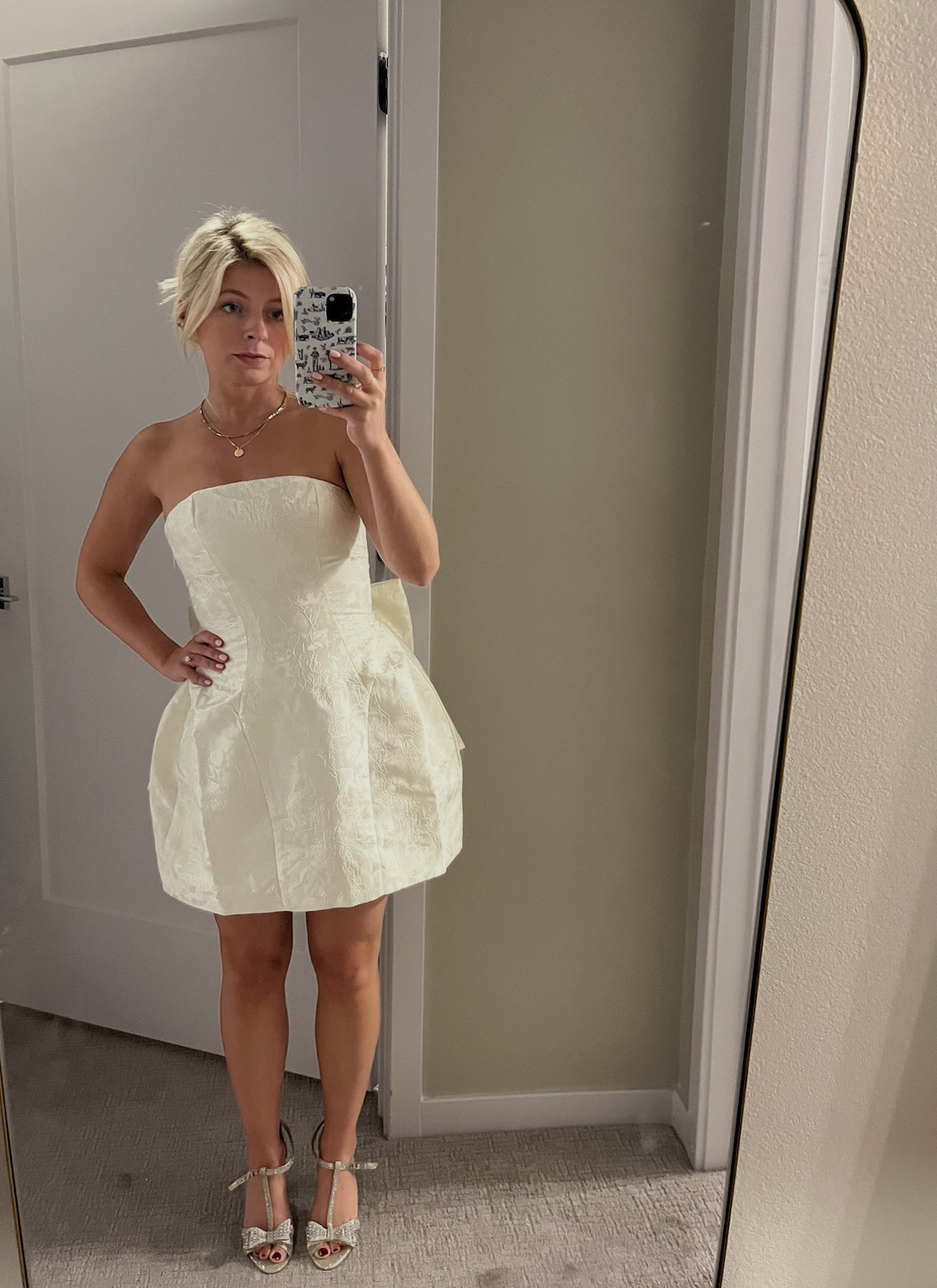 Bridal mini with a big bow 

 #LTKValentine #LTKWedding