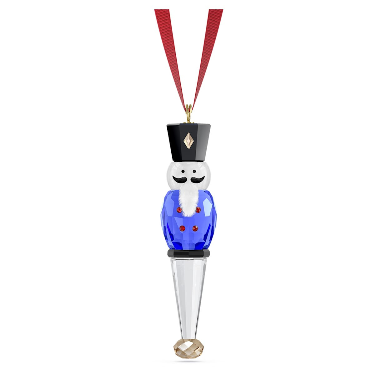 Holiday Cheers Nutcracker Ornament, Blue | SWAROVSKI