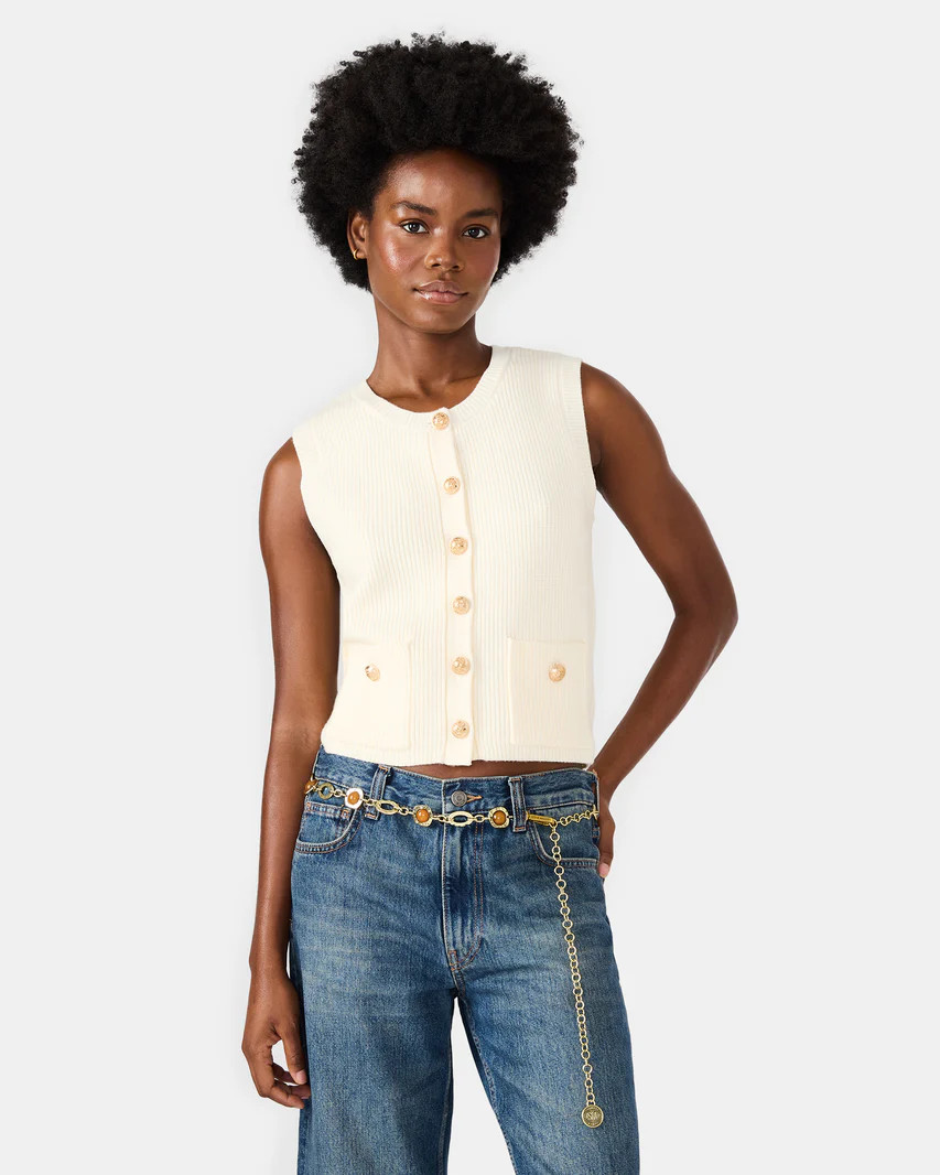 STONE Chain Colored Gold Women's Belt | Steve Madden (US)