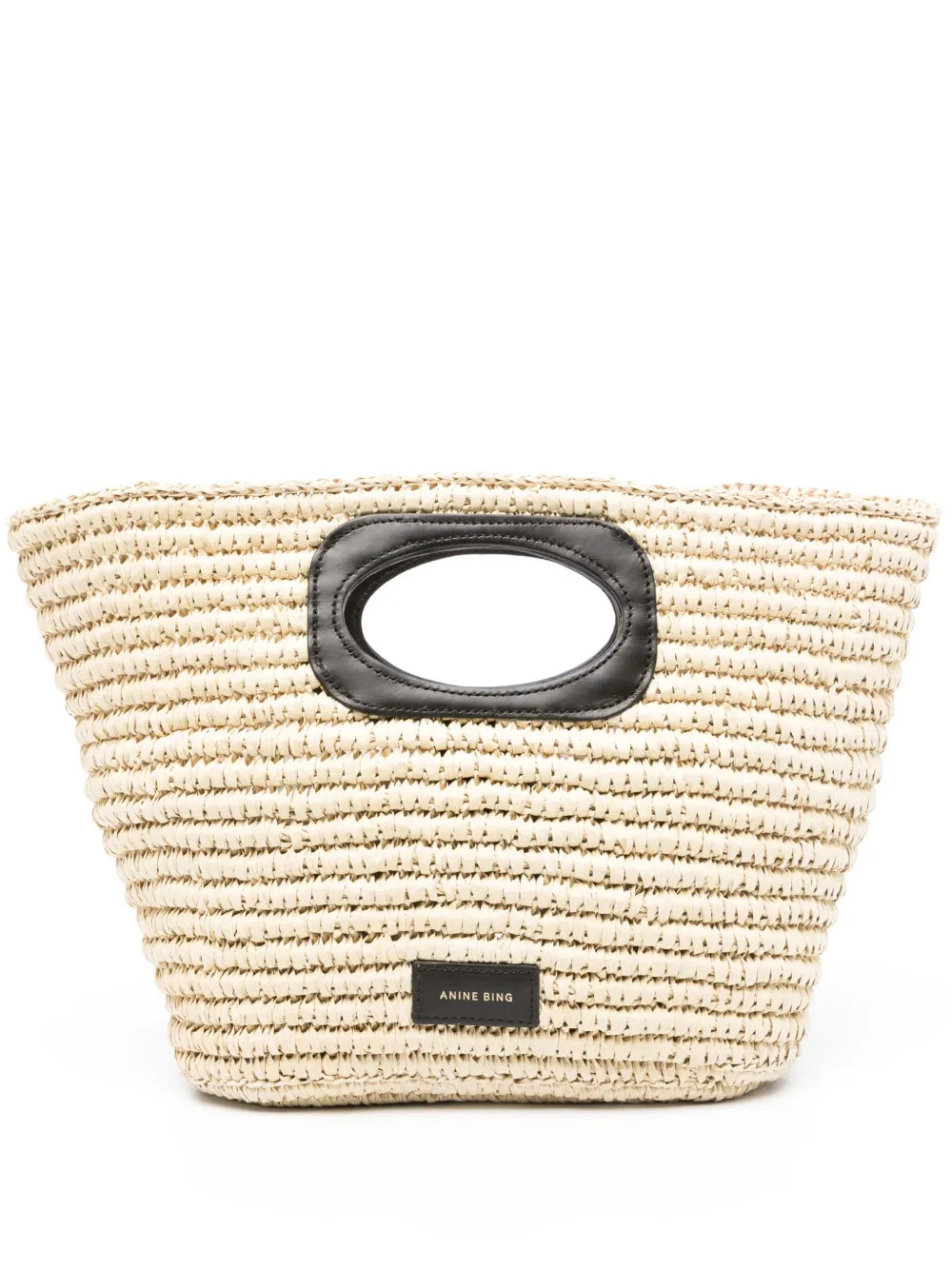 ANINE BING Mogeh Raffia Tote Bag - Farfetch | Farfetch Global