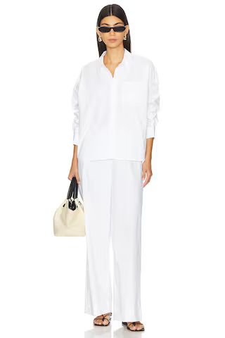 WeWoreWhat Cropped Button Front Shirt in Classic White from Revolve.com | Revolve Clothing (Global)