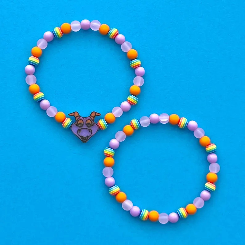 Rainbow Figment Midi Beaded Bracelets - Etsy | Etsy (US)