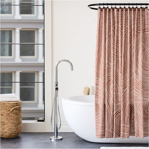 Swirl Shower Curtain | West Elm (US)
