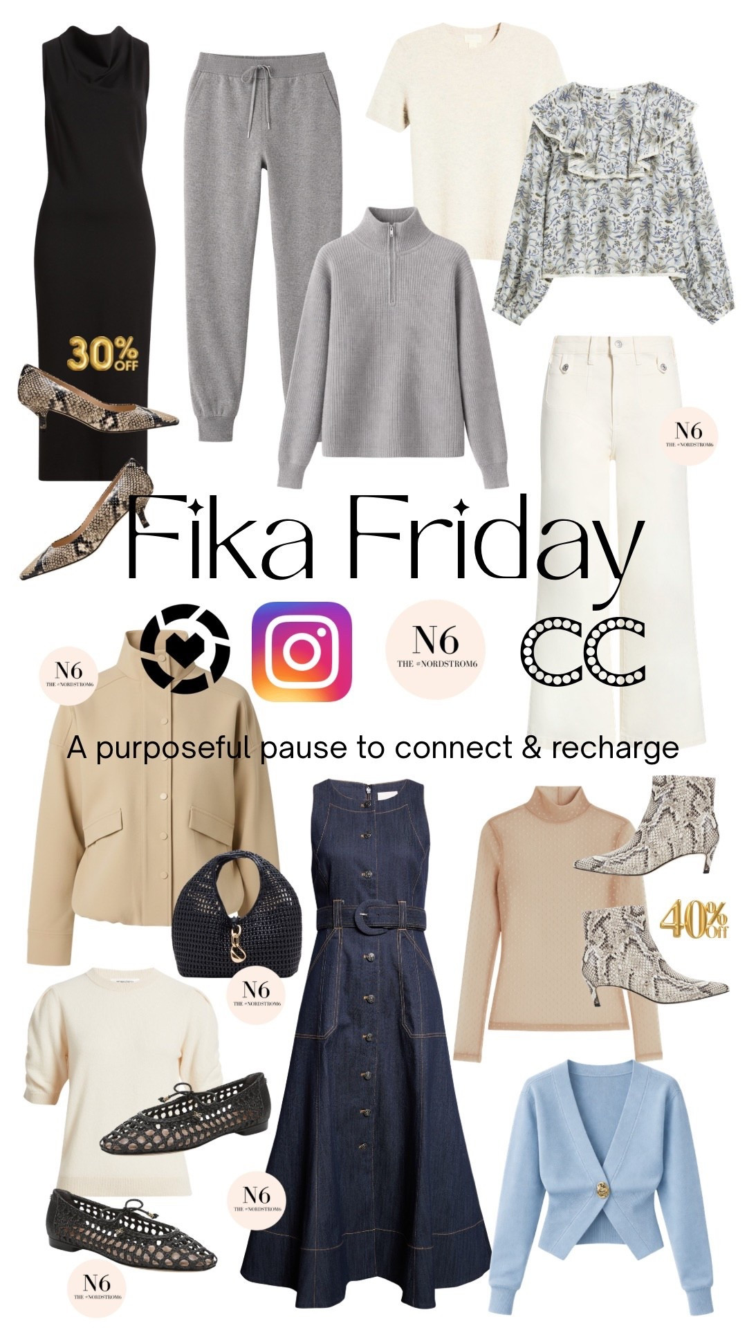 RESOLVE TO DRESS BETTER, STARTING WITH THE NORDSTROM 6 JANUARY DROP 

Our group chat is called BadassN6 for a reason. We’re all over 45, still active in the fashion industry, and we take helping you get dressed very seriously. Together, we bring over 100 years of experience working at Nordstrom—from personal shopping floors to buying offices. From California to Maryland, it was a pandemic that brought us together, and nothing can keep us apart. Resolve to dress better in 2026—starting the first of every month with our drop. We’ll handle the rest.

Promo code for Pistola leopard pants 15JEN

Promo code mock neck Spanx dress & jumper JENNIFERXSPANX