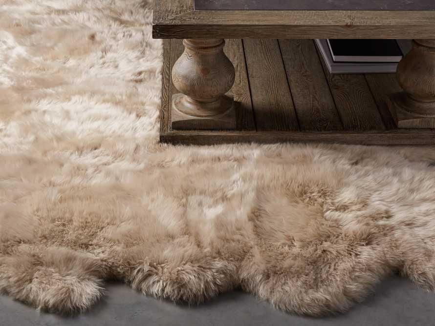 Sheepskin Wool Rug in Linen | Arhaus