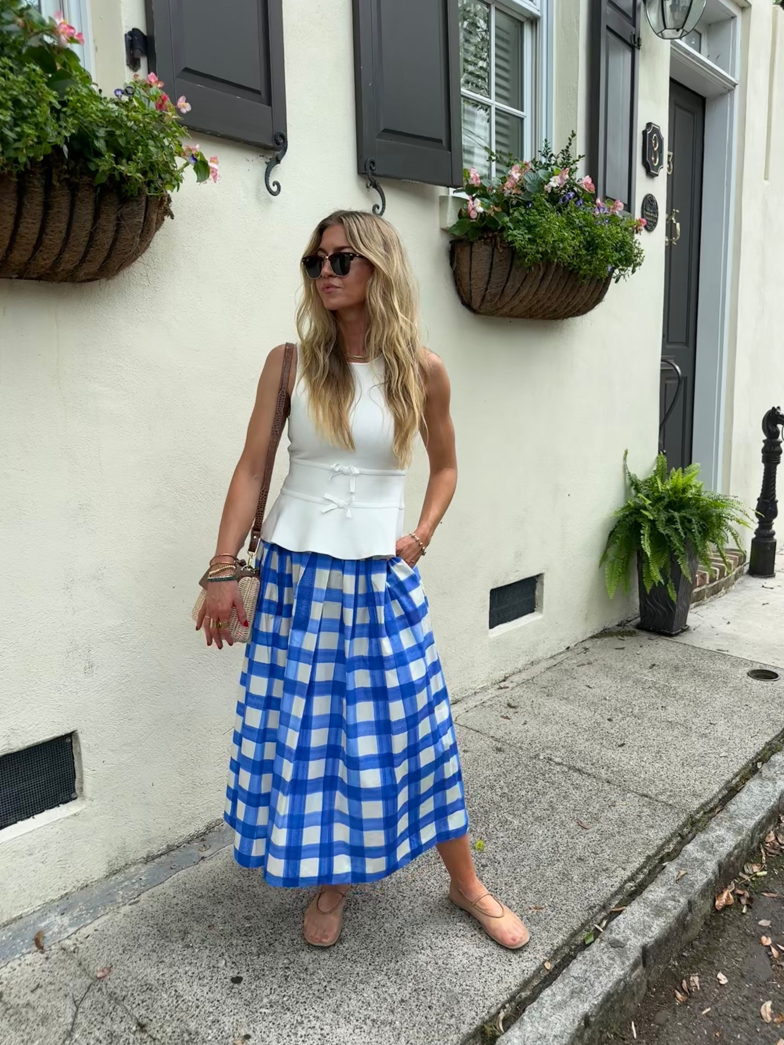 White peplum + checkered skirt!

#LTKSeasonal #LTKBeauty #LTKStyleTip